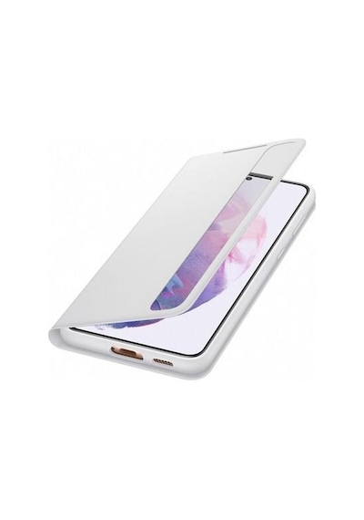 Galaxy Uyumlu S21 Plus İle Uyumlu Smart Clear View Kılıf-açık Gri Ef-zg996cjegtr Gri