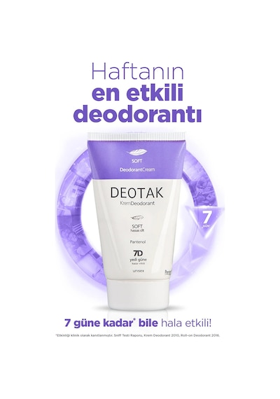 Deotak Krem Deodorant 35ml Soft Hassas Cilt 6 Lı Set