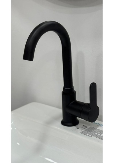 Armour Armatür Lüks Lavabo Bataryası Siyah Siyah
