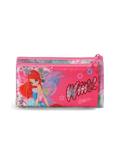 İki Bölmeli Winx Club Kalem Çantası