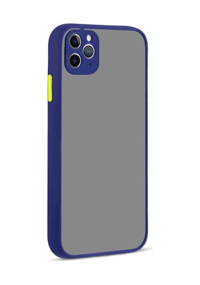 Apple Uyumlu  iPhone 11 Pro Max Kılıf Hux Düğme Ve Kapak Zıt Renk Kılıf