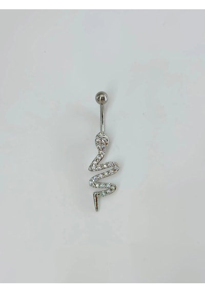 Yılan Detaylı Göbek Piercing - Pg0123 Diğer
