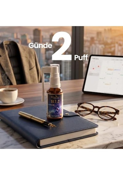 B12 Vitamini Dilaltı Sprey 1500 Mcg Yüksek Emilim 20 Ml