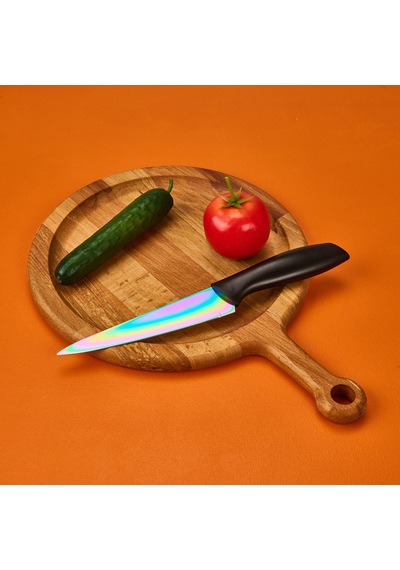 Roocc Titanyum Seri Şef Bıçağı - Renkli - 25 Cm Çok Renkli