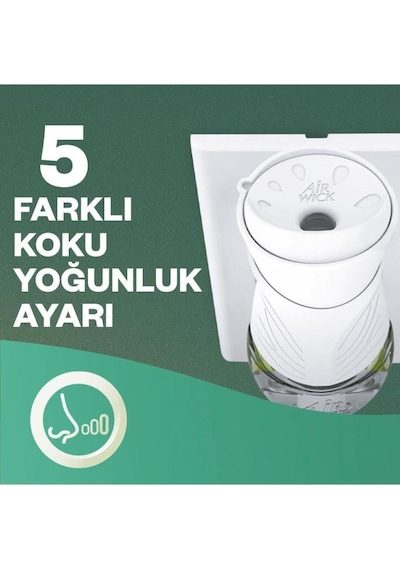 Air Wick Elektrikli Oda Kokusu Yedek Şişe Vanilya Büyüsü - Esansiyel Yağlar Içerir X 3 Vanilya