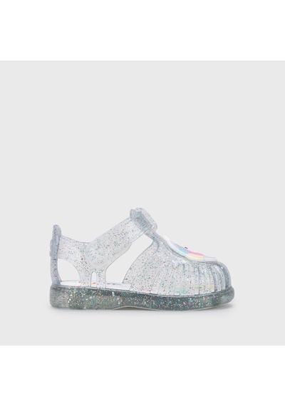 Sandalet Kız Çocuk S10341 Igor S10341 Tobby Unıcornıo 386-tr.transparente Multi Glitter 20-26 .transparente Multi Glitter Şeffaf