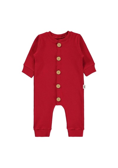 Xmlbayiciniz Baby Erkek Bebek Zıbını, Düz Basic, 6-9 Ay, Kırmızı Çok Renkli