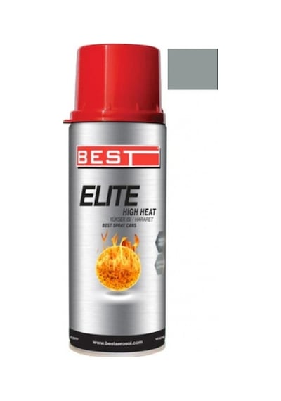 Best Elite Gümüş 600 C Isıya Dayanıklı Sprey Boya 400 Ml Çok Renkli