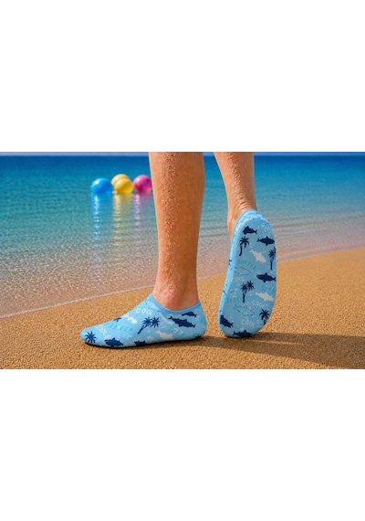 Gripptoes Kaymaz Damla Tabanlı Deniz&havuz Çorabı U2 Çok Renkli