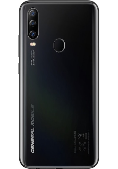 General Mobile Gm 20 Pro Arka Kapağı Siyah