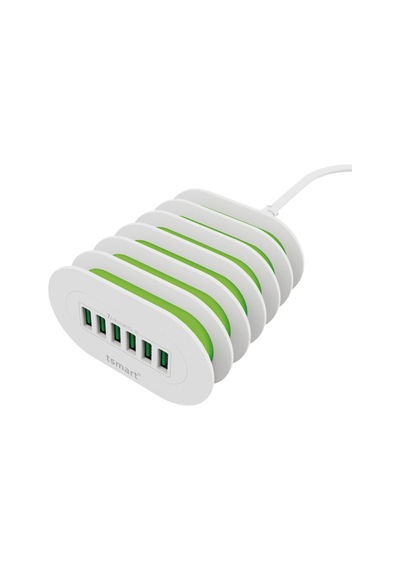 Tsmart 6 Usb Çıkışlı Şarj Cihazı Ergonomik Dizayn,Süper Ürün