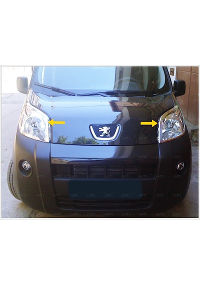 Fiat Fiorino Krom Far Çerçevesi 2 Parça 2008 ve Üzeri P.Çelik