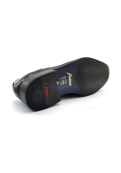 Fosco 2886 Hakiki Deri Erkek Klasik Ayakkabı-siyah Rugan - 38