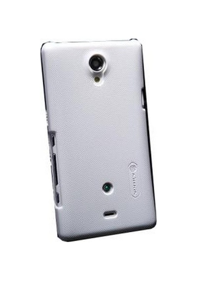 Nillkin Xperia T Lt30p İle Uyumlu Sert Kauçuk Kılıf Beyaz