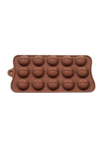 Silikon Çikolata Kalıbı Yuvarlak Paketli 2,5 Cm 15'li Goldcakes