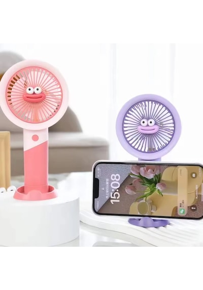 Yase Ym88154 Ultra Güçlü 3 Kademeli Şarjlı El Fanı Vantilatör