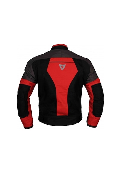 Venom Dynamic Fileli Siyah-Kırmızı Motosiklet Montu