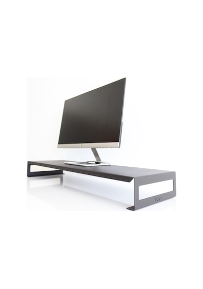 Hansdo İkili Metal Monitör Standı Siyah