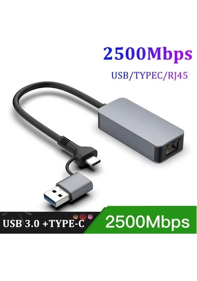Usb/type C To 2.5g Ethernet Çevirici Zr1144