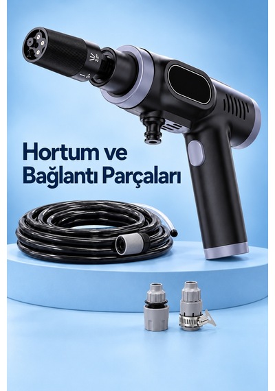 Çift Çalışma Modlu Araç Yıkama Makinesi Şarj Edilebilir