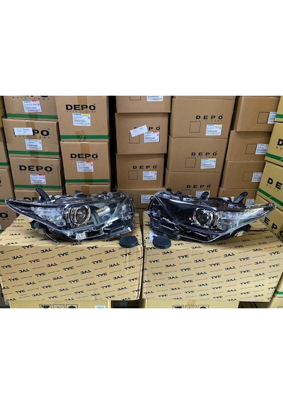 Toyota Auris 2015-2018 Arası Tyc Marka Ledli Sağ Ve Sol Far Takım 81130-02k30 / 81170-02k30