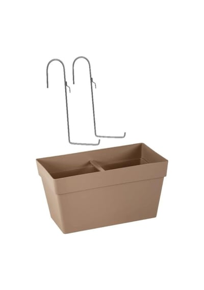Omnipazar So-yb01a Dekoratif Askılı Yalı Balkon Saksı 6.5 Litre No 1 Mocha