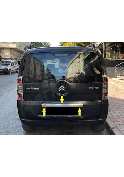 Woc Chrome Citroen Nemo Krom Bagaj Çıtası 2008-2016 Paslanmaz Çel