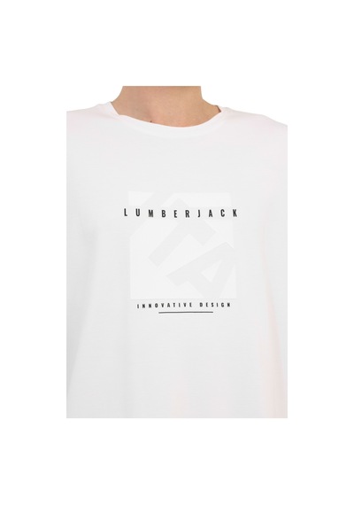 Lumberjack Ml 11crısfw25elg-1 5pr Kırık Beyaz Erkek Kısa Kol T-shirt 000000000102024797