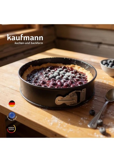 Düz Taban Kelepçeli Kek Kalıbı 28 Cm Siyah Diğer