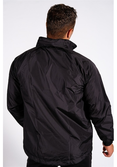 Mets Strike - Unisex Siyah Astarlı Spor Yağmurluk - 60YĞM08 Siyah