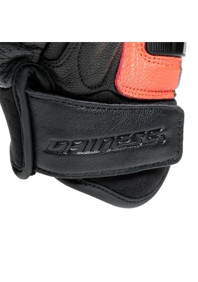 Dainese X-ride Deri Motosiklet Eldiven Kırmızı - Siyah