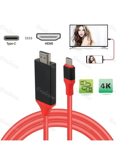 Usb Type C 3.1 To Hdmi Çevirici 4330A Galaxy S9/S10 Note 9 LG Uyumlu G5