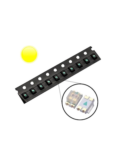 Koodmax-0805 Smd Led Sarı Kılıf 45-112 Mcd Chip Led - 10/50/100 Adet 50 Adet