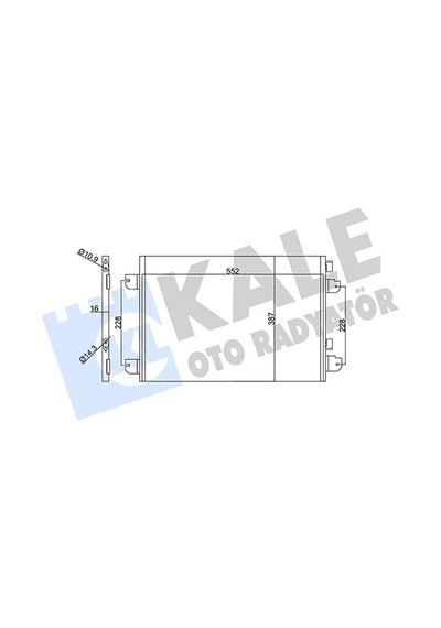 Klima Radyatörü - Dacia Sandero, Logan - Kale-342830