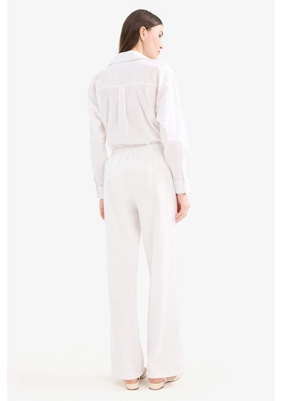DeFacto Wide Leg Basic Düz Geniş Paça Palazzo Pantolon E7979AX25SMER105