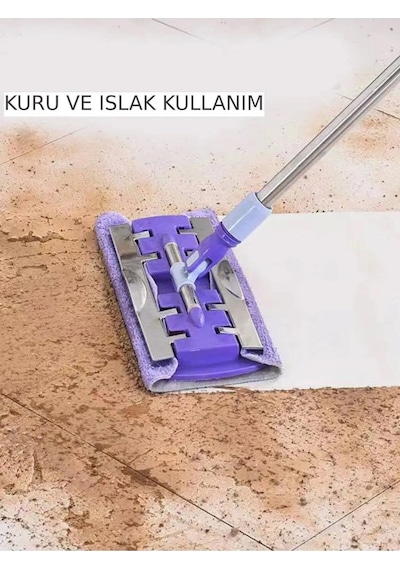 Dmr Teleskopik Uzatılabilir Tablet Palet Sihirli Mikrofiber Bezli Mop