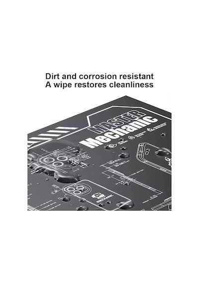 Mechanic V77 600x350mm Antistatik Isıya Dayanıklı Teknik Servis Çalışma Matı