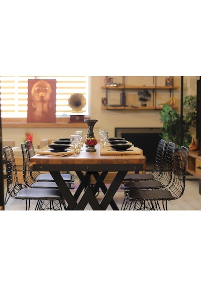 Ntconcept Ntconcept Masif Ağaç Mutfak Yemek Masası Takımı (437823311)
