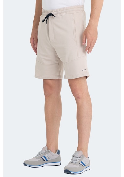 Slazenger Vıcente 2 Li Set Erkek Şort Siyah -taş Gri