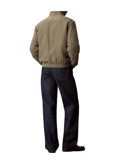 Calvin Klein Ls Padded Nylon Harr, Ldy Haki Erkek Ceket Yeşil