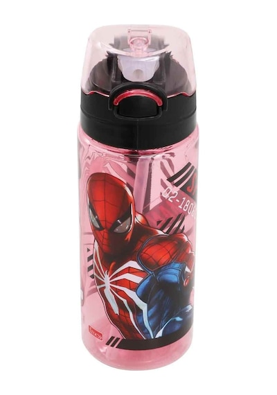 Spiderman Matara 500 Ml Kırmızı Renk 1 Adet Erkek Çocuk Örümcek Adam Lisanslı Suluk Okul Matarası Öğrenci Suluğu Kırmızı