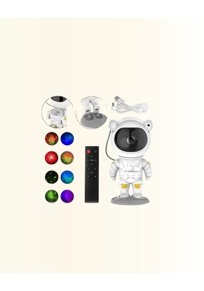 Home Ayarlanabilir Parlaklık Ve Zamanlayıcı Modlu Astronot Lamba