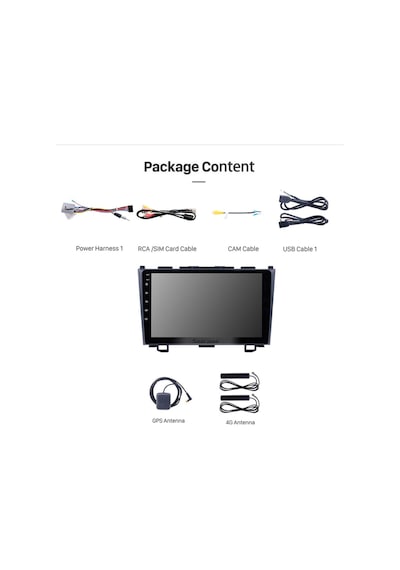 Honda Crv 2006-2012 Multimedya Navigasyon Usb Kamera Carplayer Uyumlu