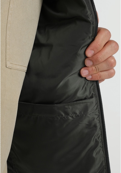 Colin's Colins Slim Fit Dik Yaka Fermuarlı Astarlı Erkek Yeşil Yelek Cl1082936 Q1.v1 Lkh Açık Haki