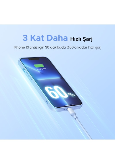 Ugreen Type-c To Lightning 3a Pd Mfi Sertifikalı Hızlı Şarj Ka...