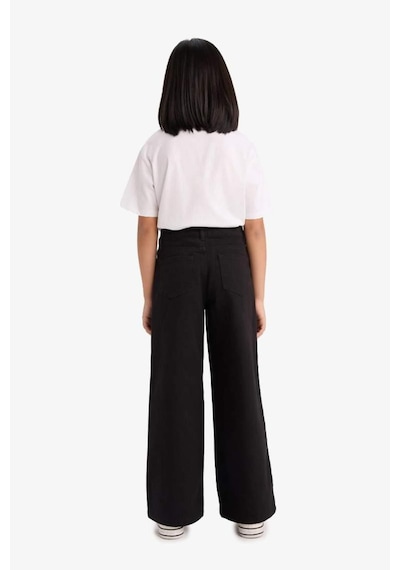 Defacto Kız Çocuk Wide Leg Geniş Paça Pamuklu Okul Pantolonu E6188a825aubk27 Siyah Defacto Kız Çocuk Wide Leg Geniş Paça Pamuklu Okul Pantolonu E6188a825aubk27 Siyah