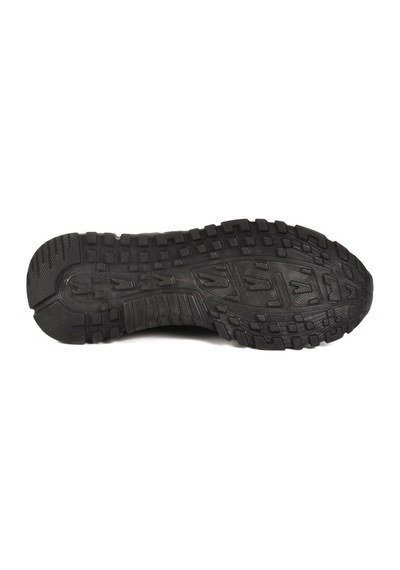 Nans 6006 G Siyah Fileli Kilit Bağcıklı Unisex Spor Ayakkabı Siyah