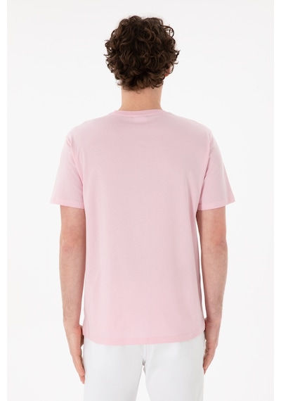 U.S. Polo Assn. Erkek Regular Fit Bisiklet Yaka Açık Pembe Basic Tişört 50305985-VR078 U.S. Polo Assn. Erkek Regular Fit Bisiklet Yaka Açık Pembe Basic Tişört 50305985-VR078