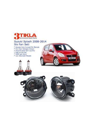 Suzuki Swift 2009 Sis Farı Set Oem: 8200074008