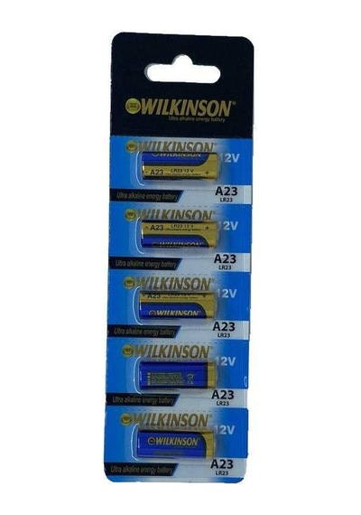 WILKINSON 23A V23GA MN21 12V Alkalin Pil Kepenk Anahtar Pili Beşli Paket